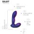 Galassia Hueman - vibratore anale pulsante (viola)