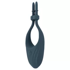 Boners - anello fallico vibrante regolabile - silicone blu