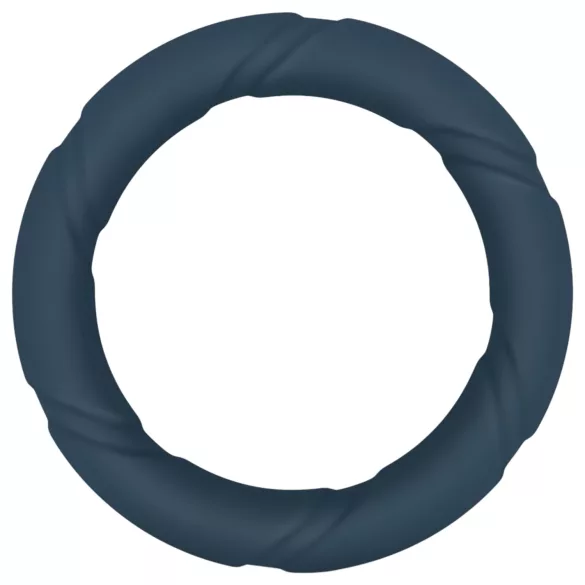 Boners Ergo - anello fallico in silicone (blu)