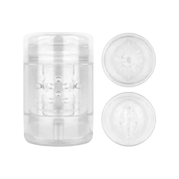 FPPR. - masturbatore doppia entrata - vagina e ano - trasparente