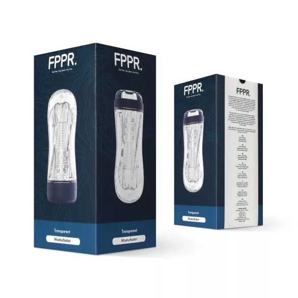 FPPR. - masturbatore maschile twist - trasparente
