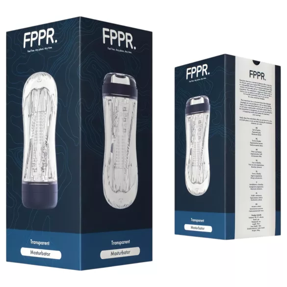 FPPR. - masturbatore maschile twist - trasparente