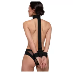 Bedroom Fantasies - set collare e polsiere morbido - nero