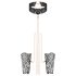 Rosy Gold - collare e polsini (nero)