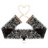 Rosy Gold - collare e polsini (nero)
