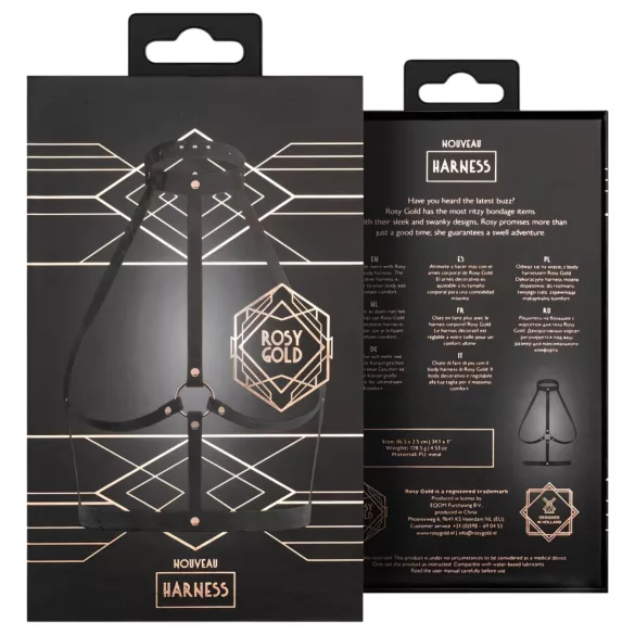 Rosy Gold - mini massaggiatore corpo - nero rosé