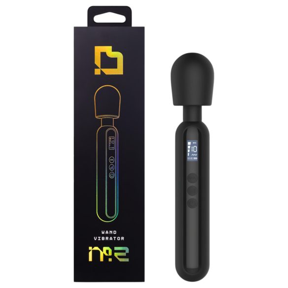 BLAQ - grande vibratore massaggiatore digitale (nero)