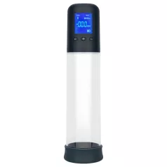   Boners - pompa per il pene automatica LCD - trasparente e nera