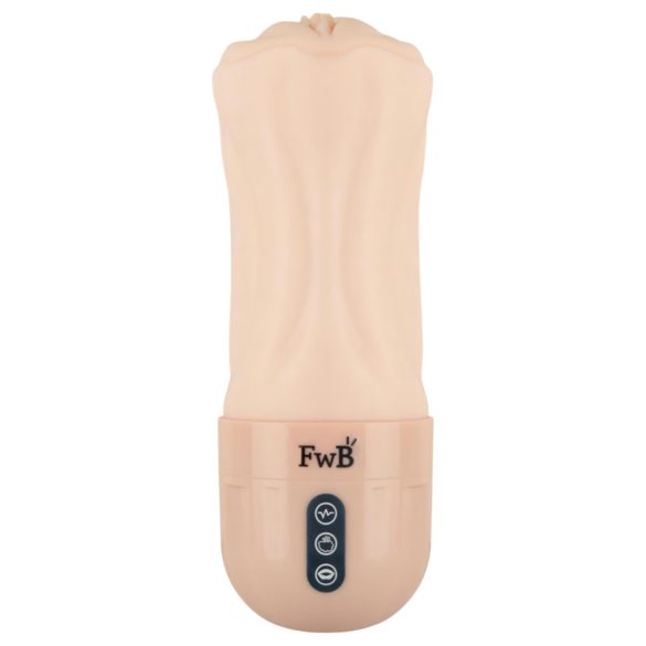 FWB - Realistica Finta Vagina Vibrante e Aspirante (Naturale)