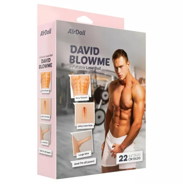 AirDoll David Blowme - bambola gonfiabile uomo - pelle naturale
