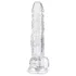 EasyToys - dildo realistico con testicoli - 17cm - trasparente