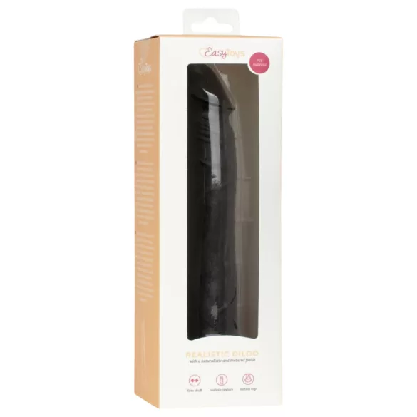 EasyToys - dildo realistico - 17,5 cm (nero)