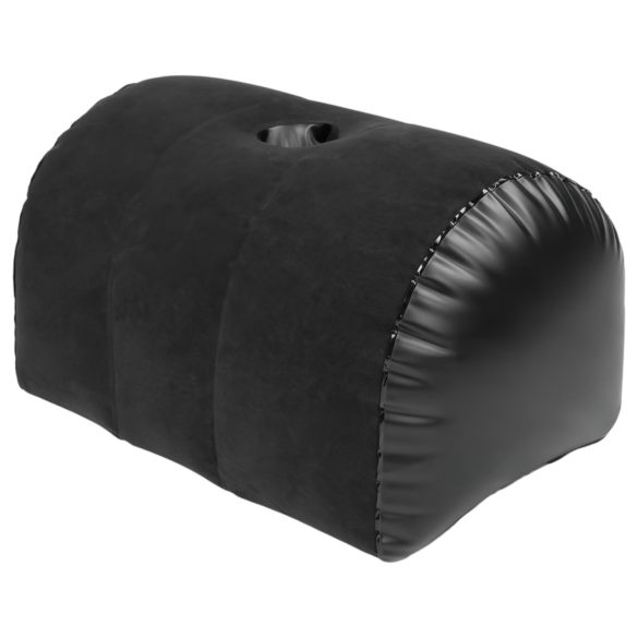 Fantasie da Letto - Cuscino Gonfiabile con Supporto Vibratore (nero)