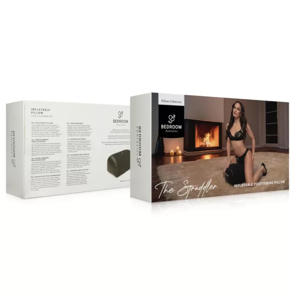 Bedroom Fantasies - cuscino sessuale gonfiabile con supporto per vibratore (nero)