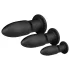 BUTTR - set plug anale - allenamento anale - silicone nero