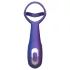Hueman Stellar Force - vibratore anale e anello fallico - silicone viola