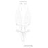 Christine - body aperto (bianco) - L/XL