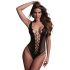 Christine - body rete profondo scollo (nero) - XS-XL