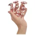Rosy Gold - set di dildo anale - colore oro rosa