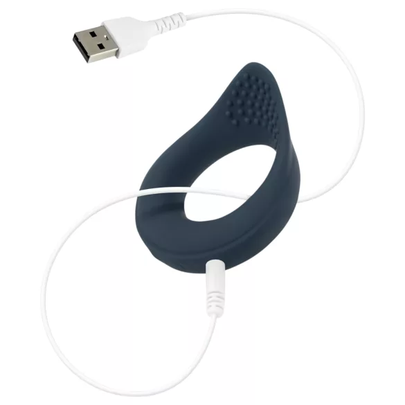 Boners - anello fallico vibrante - silicone blu