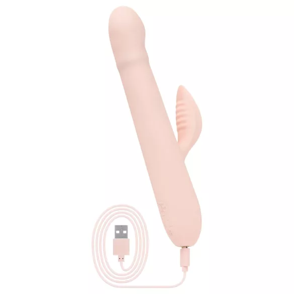 Good Vibes Only Shai - vibratore rabbit con funzione spinta - silicone rosa