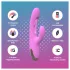 Good Vibes Only - vibratore a leva per clitoride con dito mobile (viola)