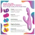 Good Vibes Only - vibratore a leva per clitoride con dito mobile (viola)