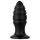 BUTTR Aftershock - plug anale gigante (nero) - 23 cm