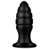 BUTTR Aftershock - plug anale gigante (nero) - 23 cm