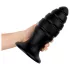 BUTTR Aftershock - plug anale gigante (nero) - 23 cm