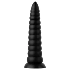 BUTTR Caterpiller - plug anale gigante (nero) - 29 cm