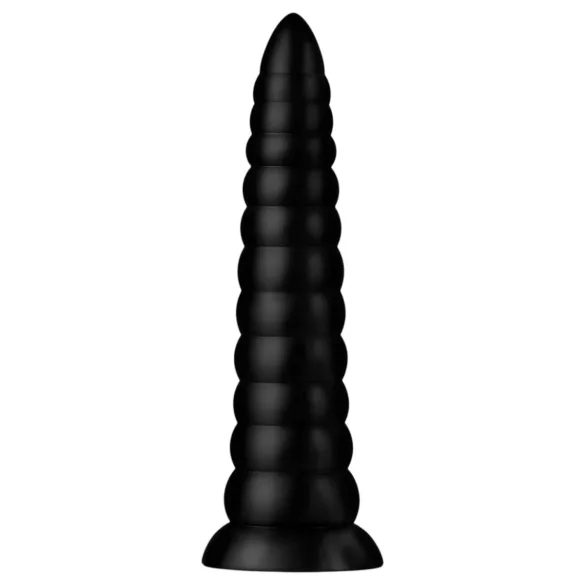 BUTTR Caterpiller - plug anale gigante (nero) - 29 cm