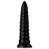 BUTTR Caterpiller - plug anale gigante (nero) - 29 cm