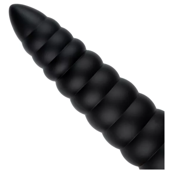 BUTTR Caterpiller - plug anale gigante (nero) - 29 cm