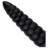 BUTTR Caterpiller - plug anale gigante (nero) - 29 cm