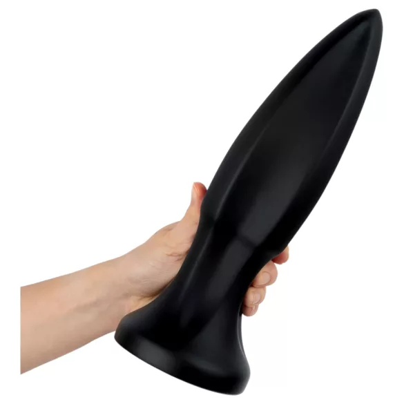 BUTTR Huge Explosive II - plug anale gigante (nero) - 29 cm