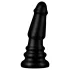 BUTTR Tactical II - plug anale gigante (nero) - 26 cm