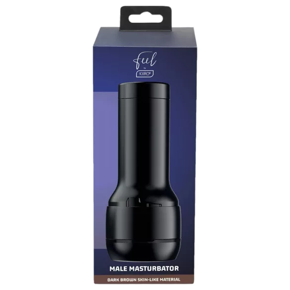 Kiiroo Feel - masturbatore realistico vaginale - silicone marrone scuro