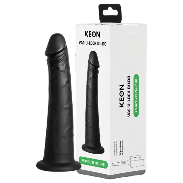 Kiiroo - dildo realistico con ventosa - 19cm - nero