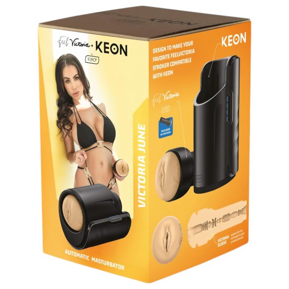 Kiiroo Keon + Victoria June - Masturbatore realistico (naturale)