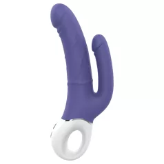 Dreamtoys Essentials - vibratore doppio (viola)