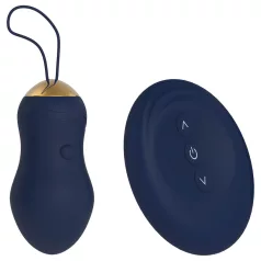   Goddess - ovetto vibrante indossabile con telecomando (blu scuro)