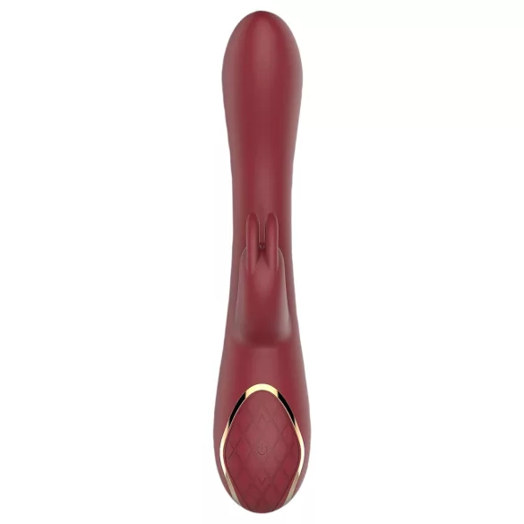 Romance Emily - vibratore punto G con braccio clitorideo - silicone rosso