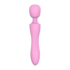   Bastone da Massaggio Vibrante Candy Shop - Ricaricabile (Rosa)