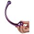 Dreamtoys - dildo massaggiatore in vetro (metallizzato)