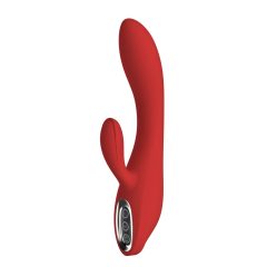   Rivoluzione Rossa Sofia - Vibratore ricaricabile con stimolatore clitorideo (rosso)