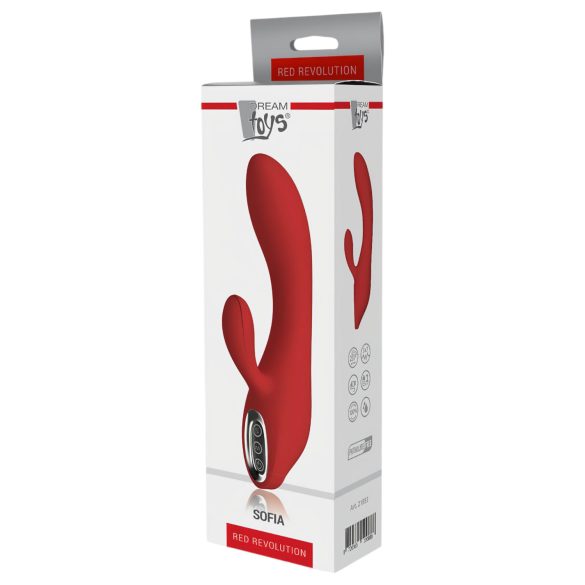 Red Revolution Sofia - vibratore rabbit ricaricabile con stimolatore clitoride