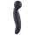 Glam - vibratore wand a doppia estremità (grigio scuro)
