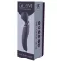 Glam - vibratore wand a doppia estremità (grigio scuro)