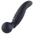 Glam - vibratore wand a doppia estremità (grigio scuro)